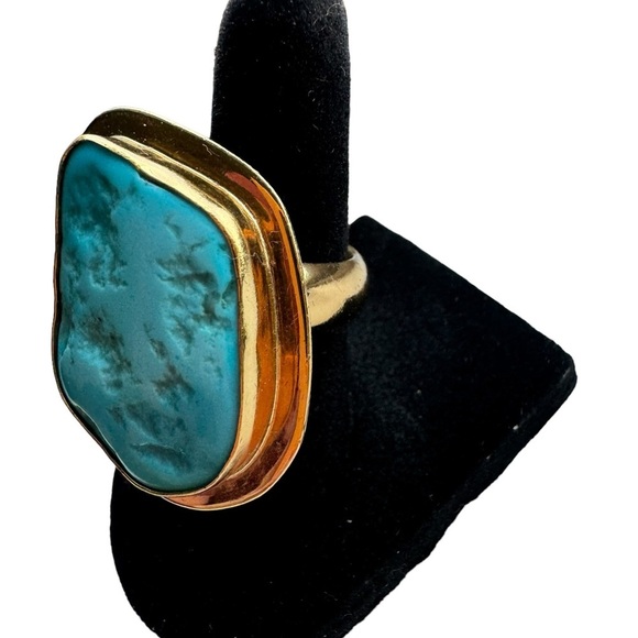 Charles Albert Turquoise Adjustable Ring - Picture 3 of 7